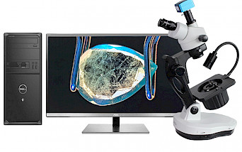 VGM600L专业级连续变倍宝石显微镜7-45倍带LED顶灯