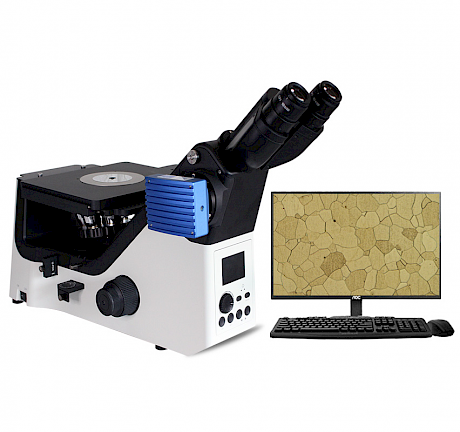 VM3400I数码明暗场倒置金相显微镜带液晶屏幕材料表面内部缺陷晶粒度观察